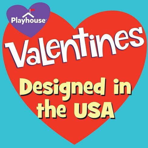 صندوق تبادل بطاقات عيد الحب من Playhouse Super Hero Kitty Shiny Foil مكون من 28 بطاقة مع مظاريف للأطفال in Kuwait