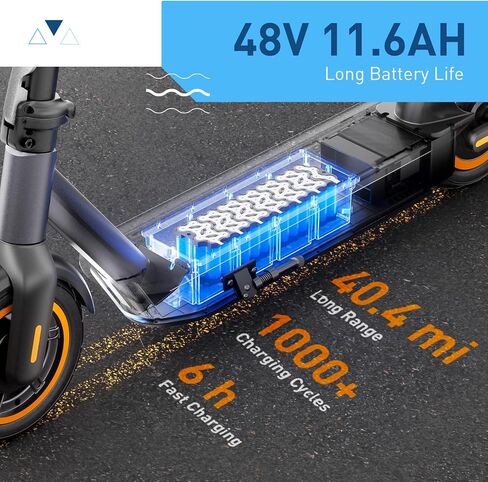 Hiboy S2/S2 Max Electric Scooter, 500W Motor, 10" Tires, 40.4 Miles Range E Scooter, 19 Mph Folding Commuter Electric Scooter for Adults & Dual Braking System with App in Kuwait