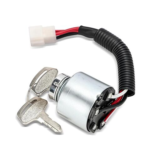 66101-55200 Ignition Switch with Keys for Kubota ZD18 ZD21 ZD25F ZD28 BX1500D BX1800D BX1830D BX2200D BX2230D BX22D BX23D TG1860 G2160 G1800 G1900 Replacement 66101-55210 6610155210 K2134-62100 in Saudi Arabia