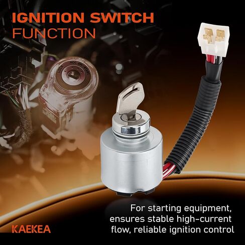 66101-55200 Ignition Switch with Keys for Kubota ZD18 ZD21 ZD25F ZD28 BX1500D BX1800D BX1830D BX2200D BX2230D BX22D BX23D TG1860 G2160 G1800 G1900 Replacement 66101-55210 6610155210 K2134-62100 in Saudi Arabia