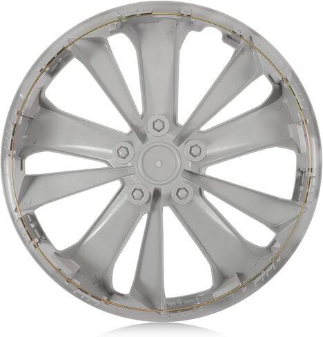 غطاء عجلة Impreza Hub Cap متوافق مع 2017-2023 Impreza، 28811FL02A 28811FL010 Hubcap، قطعة واحدة مطلية بالكروم فضي in Kuwait