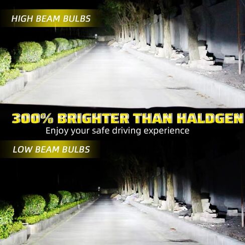 for Mercedes-Benz CLA250 2017 2018 2019 2020 2021 Lights Bulbs Combo, 4pcs Super Bright White Lights High Low Beam Blubs Package, 1:1 Size as Stock Bulbs, Plug and Play in Saudi Arabia