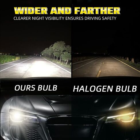 for Mercedes-Benz CLA250 2017 2018 2019 2020 2021 Lights Bulbs Combo, 4pcs Super Bright White Lights High Low Beam Blubs Package, 1:1 Size as Stock Bulbs, Plug and Play in Saudi Arabia
