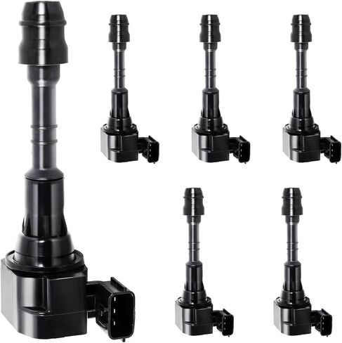 Set of 6 Ignition Coil Pack Compatible with 2003 2004 2005 2006 2007 2008 Nissan 350Z Infiniti FX35 G35 M35 V6 3.5 3.5L Coil Packs, Replaces# UF401, 22448AL61C in Saudi Arabia