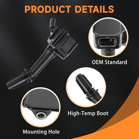 Motorevo Ignition Coil Pack 1.4L 1.5L Compatible with Chevy Equinox 2018-2022, Cruze 2016-2019, Malibu 2016-2022 and Volt & GMC Terrain 2018-2020 & Buick Encore 2016-2019 Set of 4 UF802 in Saudi Arabia