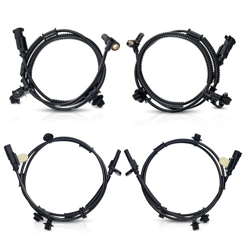 FL3Z2C204A 4 Pcs ABS Wheel Speed Sensors Front Rear Left & Right Compatible with 2015-2020 Ford F-150 2.7L 3.5L 5.0L & 2018-2020 3.0L 3.3L V6 Replacement for FL3Z2C204A FL3Z2C190A FL3Z2C190B in Saudi Arabia