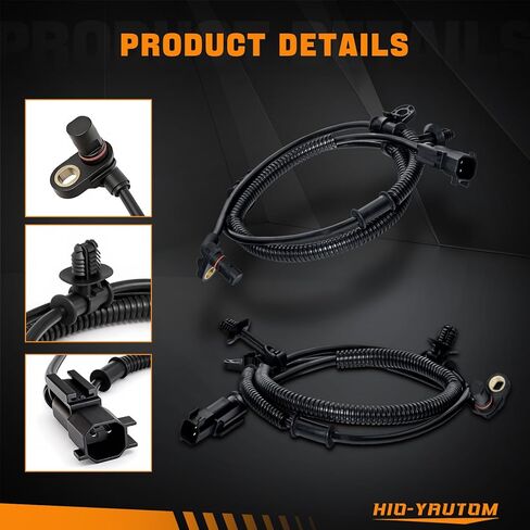 FL3Z2C204A 4 Pcs ABS Wheel Speed Sensors Front Rear Left & Right Compatible with 2015-2020 Ford F-150 2.7L 3.5L 5.0L & 2018-2020 3.0L 3.3L V6 Replacement for FL3Z2C204A FL3Z2C190A FL3Z2C190B in Saudi Arabia