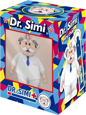 Official Dr. Simi Keychain – Soft-Touch Mexican Collectible | Durable PVC + Metal Ring | Cultural Icon Gift for Travelers, Fans & Collectors | Lightweight & Long-Lasting Design in Saudi Arabia