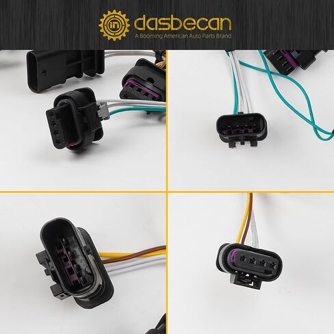 سرج أسلاك المقطورة Dasbecan 56369 متوافق مع Jeep Compass 2017-2019 من جانب السيارة مخصص بأربعة دبابيس in Kuwait