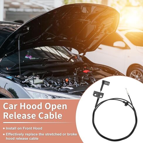 NO.74130-S6M-A01ZA كابل تحرير غطاء محرك السيارة مفتوح مناسب لموديلات Acura RSX وRSX Type S 2002-2006 كابل تحرير غطاء المحرك الأمامي الأيسر 74130S6MA01ZA in Kuwait