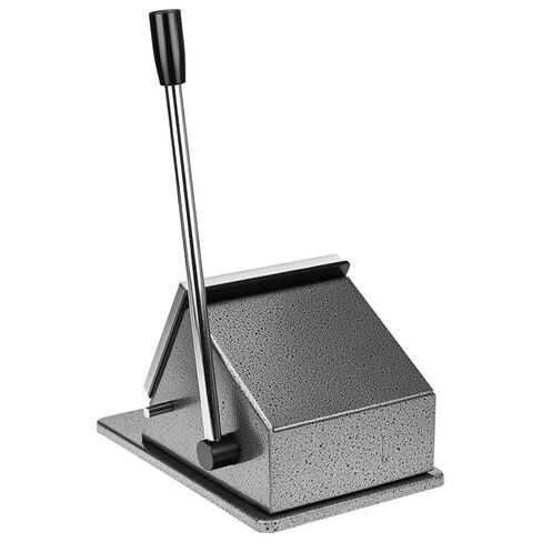 QWORK 3" 75mm Button Paper Cutter, Graphic Punch Die Cutter, Heavy-Duty Metal Badge Cutting Machine Stamp Card Button Maker in Saudi Arabia