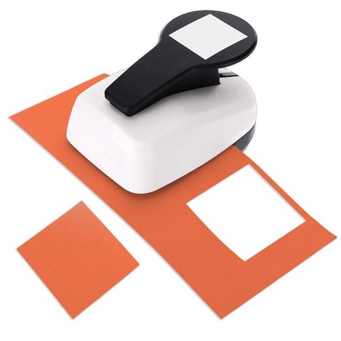 Square Hole Punch, Paper Punches for Crafting 1.77in Square Paper Punch Shape Puncher Craft Punches for Paper Crafts Scrapbooking DIY Projects Arts Card Making Supplies Cutting Tools in Saudi Arabia