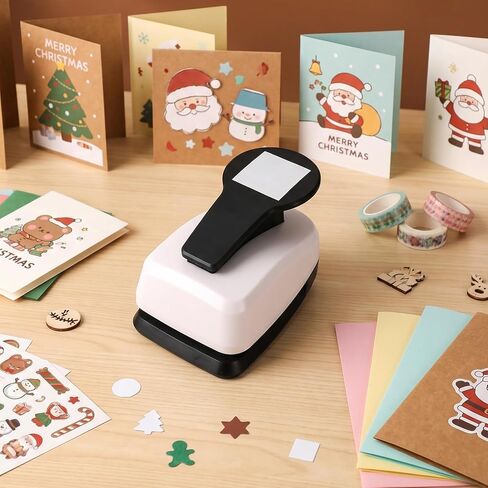 Square Hole Punch, Paper Punches for Crafting 1.77in Square Paper Punch Shape Puncher Craft Punches for Paper Crafts Scrapbooking DIY Projects Arts Card Making Supplies Cutting Tools in Saudi Arabia