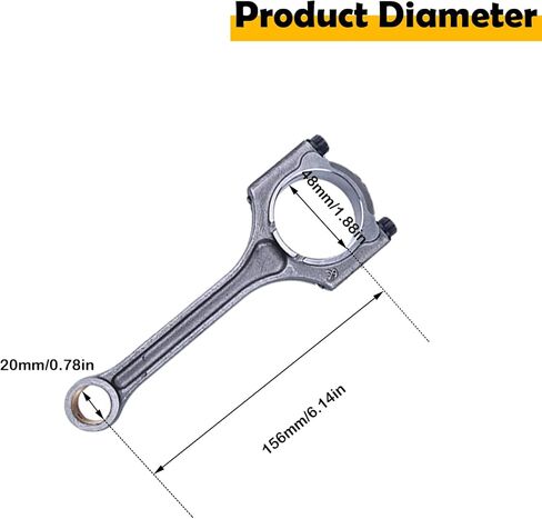 23510-2E101 4pcs Engine Connecting Rods Compatible with Hyundai Elantra 1.8L 2012-2016 Kia Forte 1.8L 2014-2015 in Kuwait