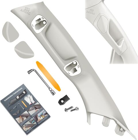 Driver Side A-Pillar Grab Handle Compatible with for 2016-2023 Toyota Tacoma 3rd Gen,OEM-Style Texture Grab Handle fortoyota Tacoma Accessories,No Creaking Easy Install (Gray) in Saudi Arabia