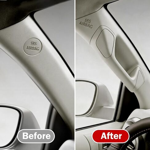 Driver Side A-Pillar Grab Handle Compatible with for 2016-2023 Toyota Tacoma 3rd Gen,OEM-Style Texture Grab Handle fortoyota Tacoma Accessories,No Creaking Easy Install (Gray) in Saudi Arabia