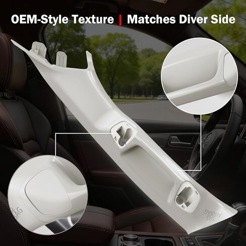Driver Side A-Pillar Grab Handle Compatible with for 2016-2023 Toyota Tacoma 3rd Gen,OEM-Style Texture Grab Handle fortoyota Tacoma Accessories,No Creaking Easy Install (Gray) in Saudi Arabia