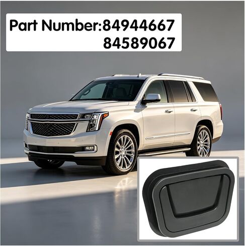 BOATSHIP 2PCS 84944667 84589067 Rear Storage Compartment Handles Black Compatible with 2015-2020 Chevy Chevrolet Suburban Tahoe GMC Yukon XL in Saudi Arabia