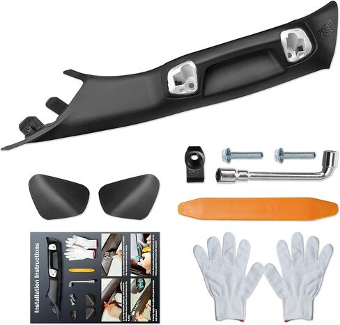 Driver Side A-Pillar Grab Handle for 2016-2023 Tacoma 3rd Gen, Tacoma A-Pillar Grab Handle Matches Passenger Side, Sturdy & No Creaking Noise, OEM-Style Texture, Easy Installation, Black in Saudi Arabia