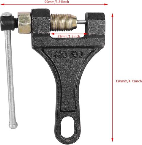 Universal Motorcycle Chain Breaker Tool - Fits #420#428#520#525#528#530 Chains for Dirt Bike, Scooter, Go-Kart in Saudi Arabia