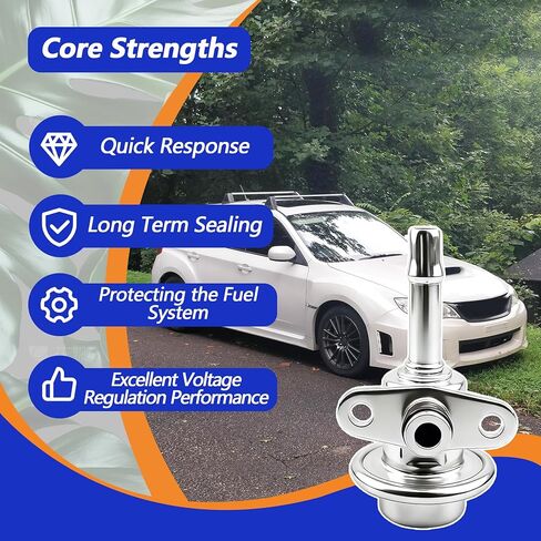 22670AA400 Fuel Injection Pressure Regulator Fit for Subaru Impreza WRX Legacy GT Outback XT GT Turbo Forester XT Turbo, 2.5L-H4 Turbocharged Engines Only in Saudi Arabia