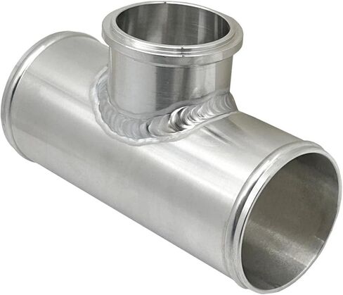 Universal 50mm V-band BOV Flange 2.5" Hose Tube Pipe Blow off Valve Turbo Natural in Kuwait