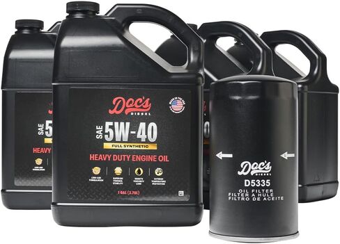 Doc's Diesel 5.9L and 6.7L Cummins Oil Change Kit for RAM 2500, 3500, 4500, 5500 1989-2024, 15W-40 Full Synthetic Engine Oil | 3-Gallon in Saudi Arabia