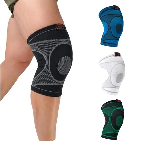 McDavid MD5113-01-34 Knee Sleeve / 4-Way Elastic Black Adult-L in Saudi Arabia