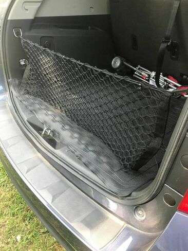 Rear Trunk Organizer Cargo Net for Chevrolet Equinox 2010-2017 – Envelope Style Cargo Net for SUV - Premium Mesh Car Trunk Organizer Vehicle Carrier Storage–Compatible with Equinox in Kuwait