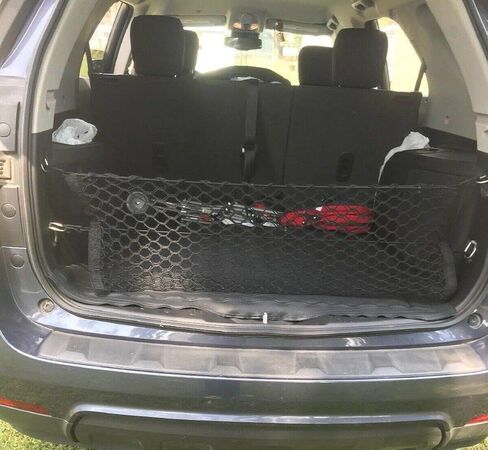Rear Trunk Organizer Cargo Net for Chevrolet Equinox 2010-2017 – Envelope Style Cargo Net for SUV - Premium Mesh Car Trunk Organizer Vehicle Carrier Storage–Compatible with Equinox in Kuwait