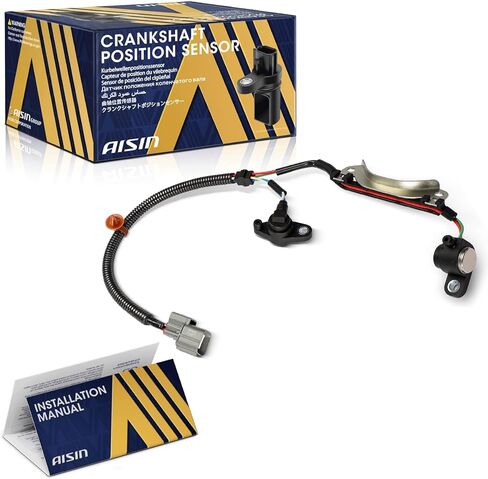 مستشعر موضع العمود المرفقي AISIN AFTERMARKET CKSAZ-00562 - متوافق مع Honda Accord 1995-2002، Odyssey 1996-1998، Prelude 1996-2001، Acura CL 1997-1999، Isuzu Oasis 1996-1999 - 2.2L 2.3L 3.0 لتر in Kuwait