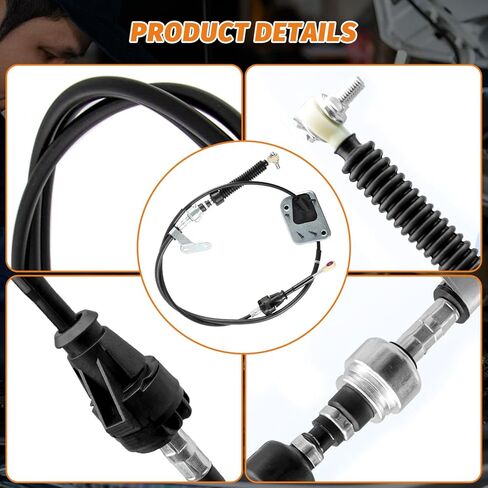 33820-02370 Transmission Shift Cable Compatible with Toyota Corolla 1.8L 2003-2008,For Toyota Matrix 1.8L 2003-2008,Auto Trans Shifter Control Lever Cable Replace 33820-01050 in Saudi Arabia