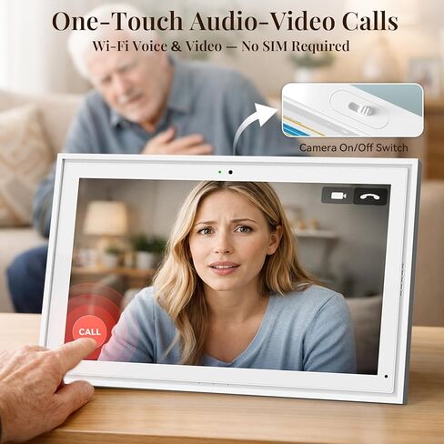 15.6" Electronic Wall Calendar & Digital Family Planner, 2K Smart Touchscreen Display with Video Call, Chore Chart & Shared Family Schedule, 4+64GB, Wall or Desk Mount, Interactive Calendar Organizer in Kuwait