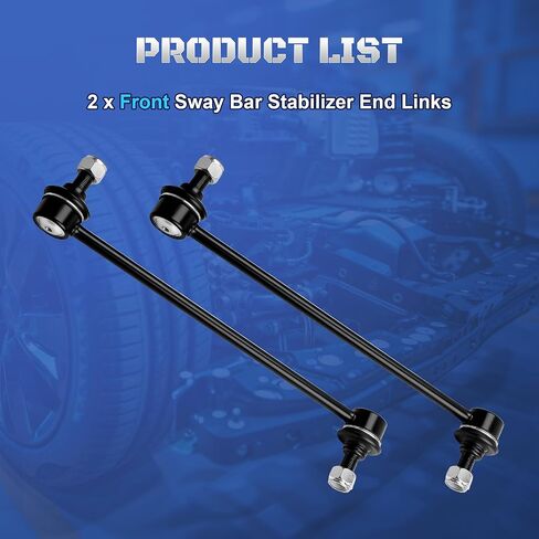وصلات نهاية قضيب التثبيت الأمامي K80230 متوافقة مع 2003-2019 Toyota Corolla Matrix Prius، 2003-2010 Pontiac Vibe، 2005 2006 2007 2008 2009 2010 Scion tC، مجموعة من 2 in Kuwait