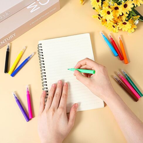 Mini Markers Bulk, 300 Pcs Colorful Markers Bulk Set with 12 Vibrant Colors, Portable Short Colored Pens for Artworks, Graffiti, Office & Craft Supplies in Kuwait