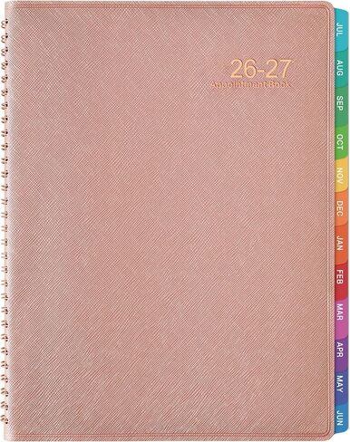 2026-2027 كتاب/مخطط المواعيد الأسبوعية - يوليو 2026 - يونيو 2027، 53 أسبوعًا يوميًا مخطط/كتاب المواعيد 2026-2027 منظم، 9 بوصة × 11 بوصة in Kuwait