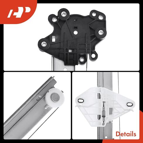 A-Premium Power Window Regulator Rear Passenger Side Compatible with Honda Pilot 2016-2022, Passport 2019-2023, Rear Right Passenger Side, Without Motor in Kuwait
