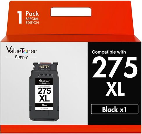 PG-275 Black Ink Cartridges PG275XL for Canon 275 Ink Black High Yield PG275 275 XL 275XL Ink Cartridges for Canon Printers PIXMA TR4720 TR4722 TR4723 TS3720 TS3500 TS3520 TS3522 TS3720 TS3722 (Black) in Saudi Arabia