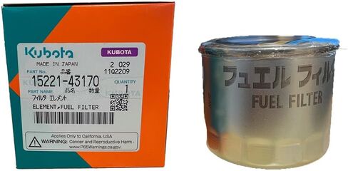 Kubota Engine of America Genuine OEM Fuel Filter 15221-43170 in Saudi Arabia