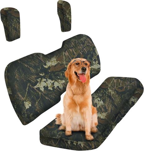 ZIDIYORUO Dog-Proof Seat Covers Compatible with 2016-2025 Pioneer 1000 1000-5(Front Seat Only), 1000-6 (Front and Rear Seat), Scratch-Resistant Waterproof Oxford Bench Protector (Camo) in Kuwait