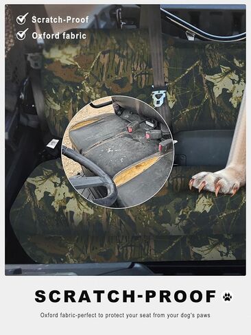 ZIDIYORUO Dog-Proof Seat Covers Compatible with 2016-2025 Pioneer 1000 1000-5(Front Seat Only), 1000-6 (Front and Rear Seat), Scratch-Resistant Waterproof Oxford Bench Protector (Camo) in Kuwait