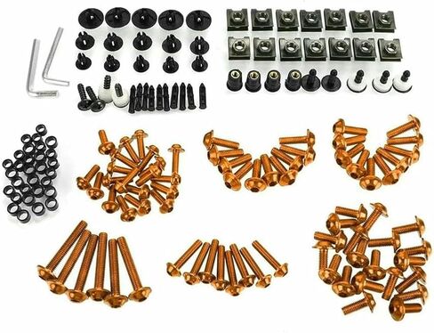 دراجة نارية هدية البراغي السحابة كليب طقم مسامير ربط لهوندا CBR 600 F2,F3,F4,F4i CBR600F CBR 600F 600 F 2007 M5 M6 الزجاج الأمامي مسامير الجوز كليب تشكيلة 177 قطعة/صندوق in Kuwait