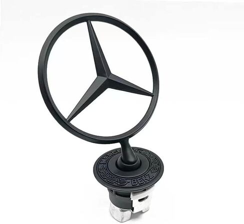 3D Emblem for Mercedes Benz Car Logo Front Vehicle Hood Ornament for Mercedes Benz S Class W221 W222 W223 Car Accessories in Saudi Arabia