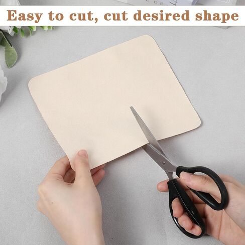 Classicseali 12PCS Leather Chamois,Artist Chamois Cloths, Pre Cut Leather Cloth, Soft Leathers Pottery Tool Small Ceramic Craft Supplies for Pot Rim Smoothing Pottery in Kuwait