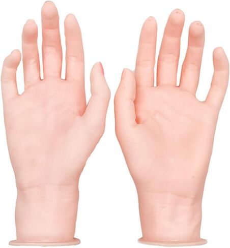 Articulated Silicone Foot and Hand Property Detailed Hand and Foot Mannequin Display Props for Jewelry and Watches in Saudi Arabia