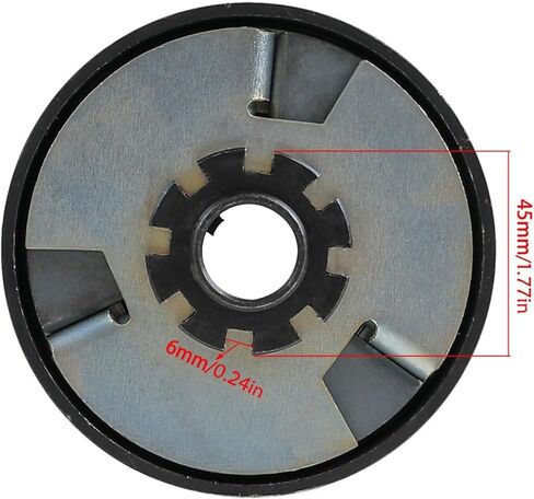 Centrifugal Clutch 12T 20mm Bore for #35 Chain - Compatible with Predator 212cc, GX160-GX200, 2-6.5HP Engines in Saudi Arabia