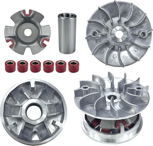 ‌Complete Variator Kit with 14g Rollers - CVT Front Clutch for GY6 125cc/150cc, 152QMI/157QMJ Engine (Fits Scooter/Moped/ATV/Go-Kart) in Saudi Arabia