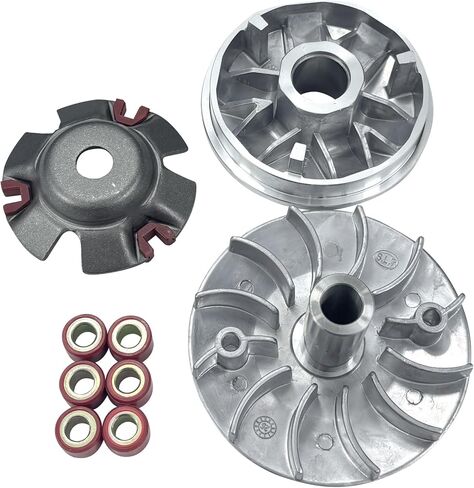 ‌Complete Variator Kit with 14g Rollers - CVT Front Clutch for GY6 125cc/150cc, 152QMI/157QMJ Engine (Fits Scooter/Moped/ATV/Go-Kart) in Saudi Arabia