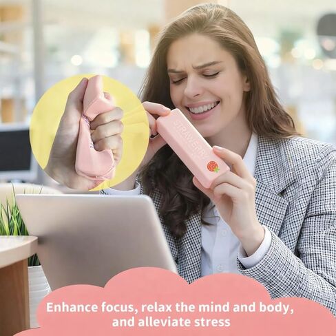Slow Rising Butter Squishy Stress Ball, Stress Relief Fidget, Desk Squeeze Toy, Pink in Saudi Arabia