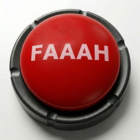 FAAAH Meme Funny Sound Button – Viral Reaction Sound Effect for Desk, Loud Joke & Buzzer with Sound, Funny Desk Button for Work, Hype & Party Gift in Saudi Arabia